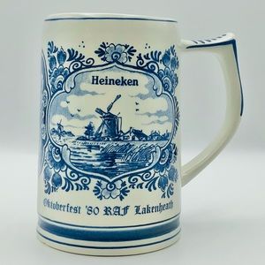 1980 Oktoberfest Heineken Beer Stein 🍺